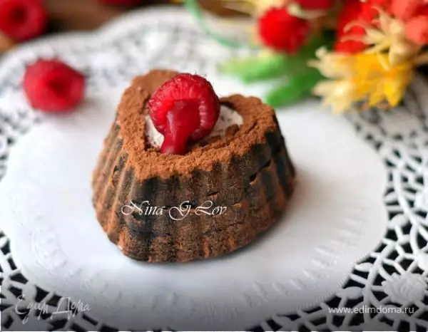 трюфель пирожное шоколадное сердце