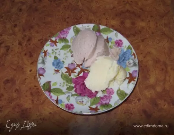 полезное мороженое с протеином малиновое и пломбир