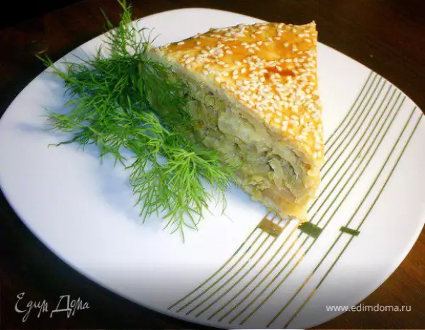 сырно луковый пирог с брокколи и цветной капустой
