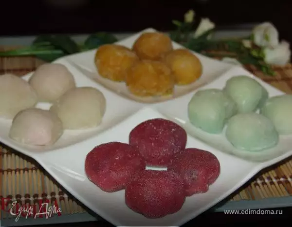 мочи японский десерт mochi balls