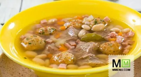 пучеро суп с фрикадельками по испански