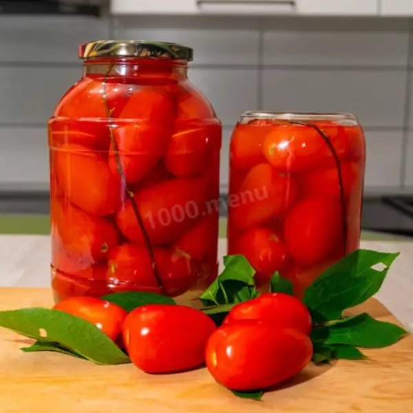 помидоры с черемухой и уксусом на зиму без стерилизации