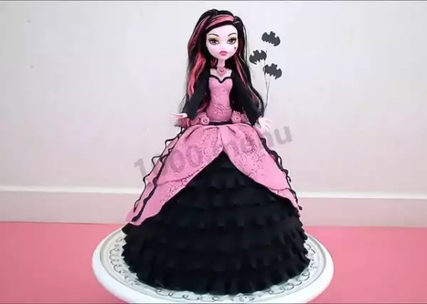 Бисквитный торт «Кукла» в домашних условиях