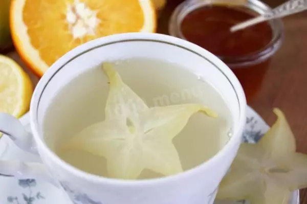 чай с карамболой имбирем и лимоном