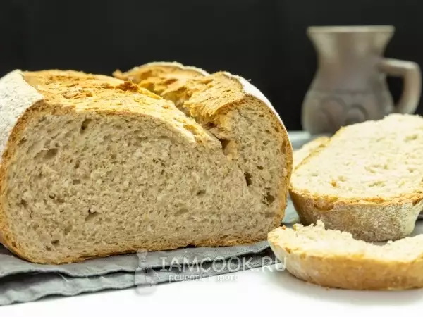 пшеничный хлеб на оливковом масле с мукой тритикале