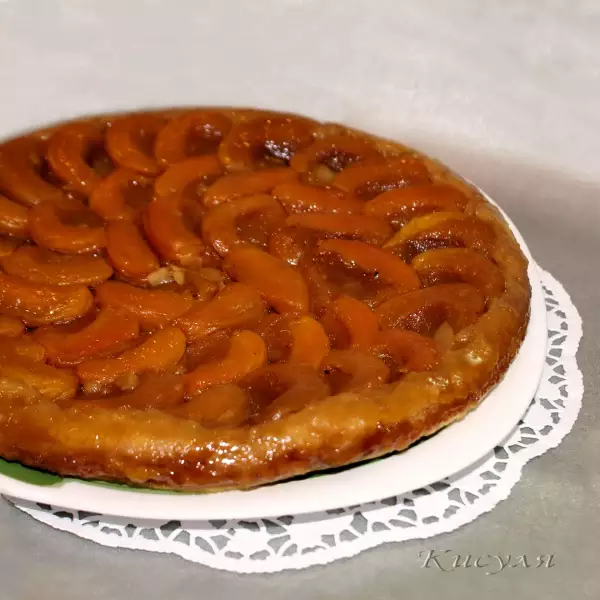 перевёрнутый тарт с абрикосами tarte tatin