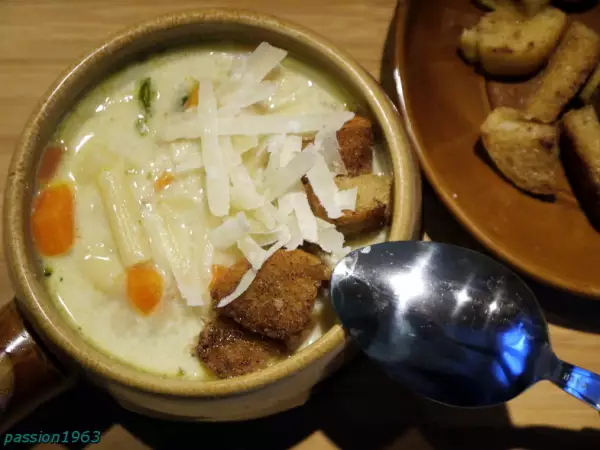 сырно молочный суп suoupe de shalet