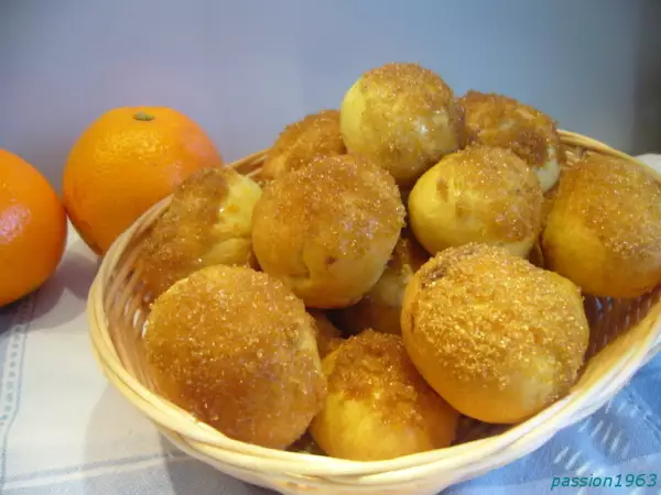 апельсиновые мини булочки на зубок