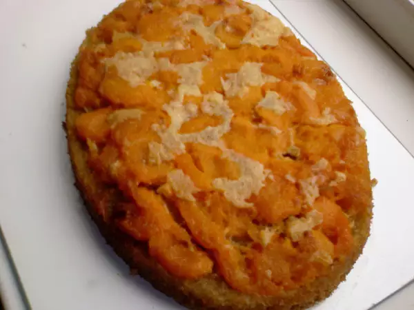 пирог абрикосовый перевёртыш