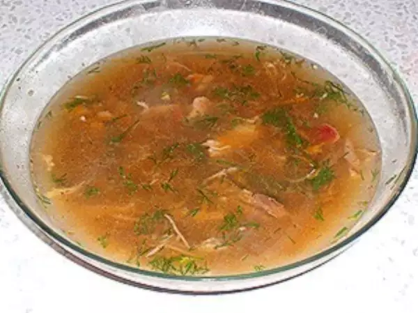 фасолевый суп с кизилом