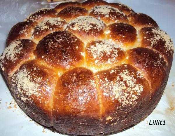 немецкий праздничный сдобный хлеб partybrot german party bread