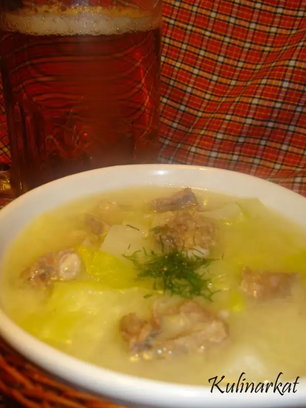 кааликлимписоппа капустный суп с клецками