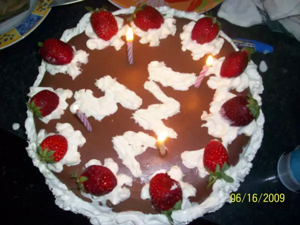 божественный торт с тройным шоколадом