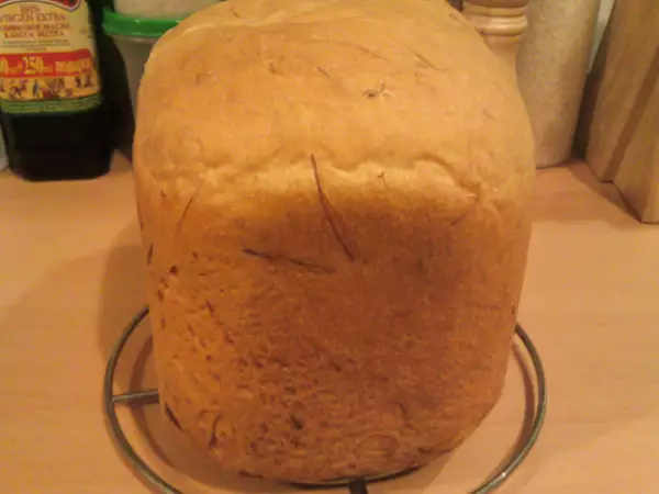 хлеб с копченым сыром косичка в хлебопечке