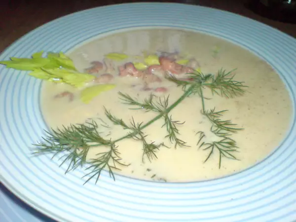 бюзумский крем суп с крабиками büsumer krabbensuppe