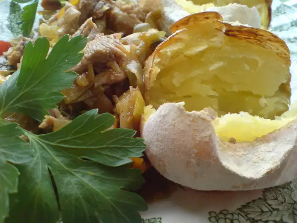 картофель печёный картошечка бульба