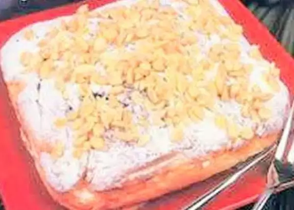 пирог с кремом флорентин