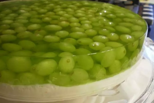 торт зеленый мускат с виноградом