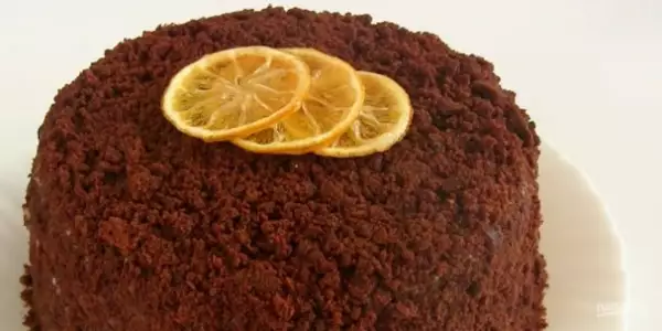 торт супершоколадный с лимонным курдом
