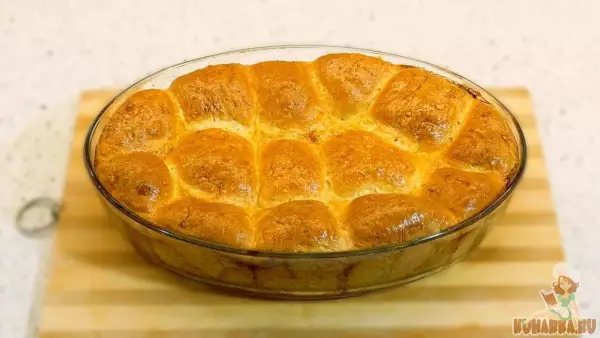 пирог булошный из отдельных булочек с начинкой