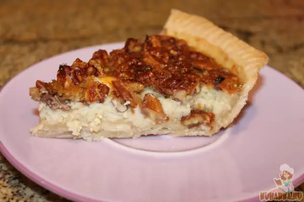 пирог чизкейк с орехами пекан pecan cheesecake pie