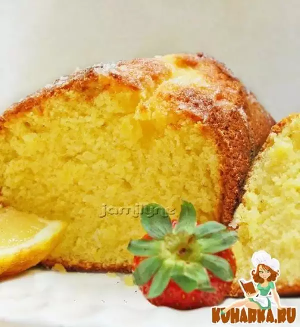пирог лимонжело lemon jello cake