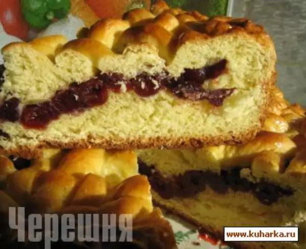 пирог с вишнями киевляночка