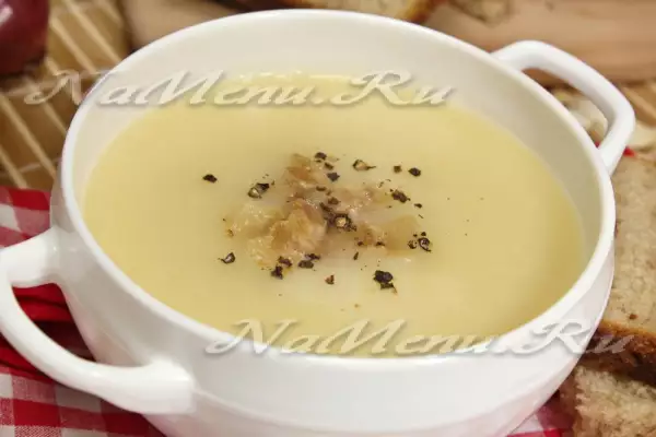 крестьянский картофельный суп со шкварками
