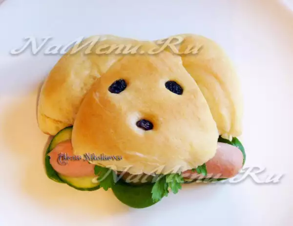 детский сэндвич собачка