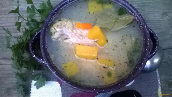 тыквенно рисовый суп с куриными потрохами