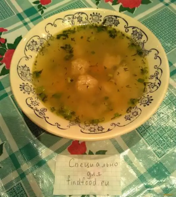 суп с фрикадельками из овощерезки