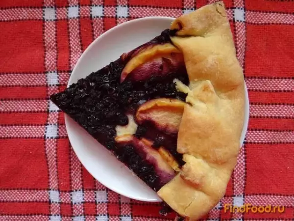 чернично яблочный тарт