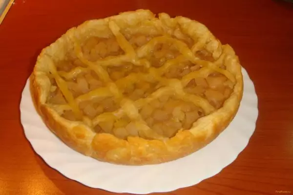 яблочно грушевый пирог с сельдереем в мультиварке