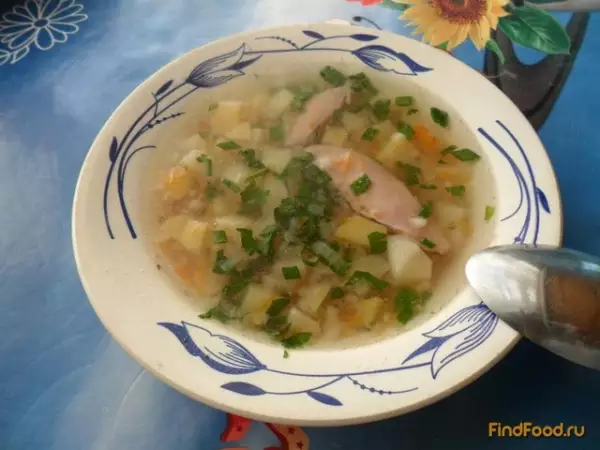 диетический гречневый суп с курочкой