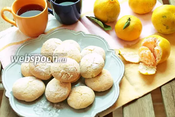 печенье с мандаринововой цедрой