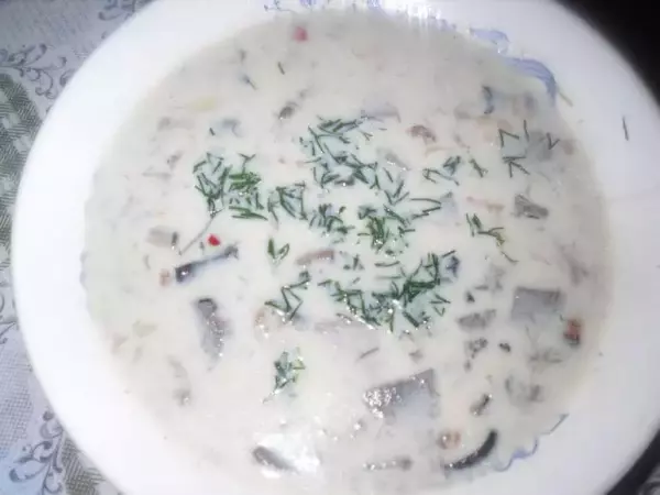 Белые грибы на молоке по-деревенски фото блюда